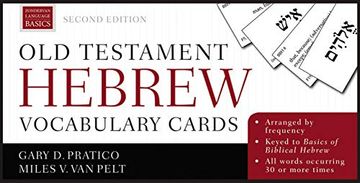 portada Old Testament Hebrew Vocabulary Cards: Second Edition (en Inglés)