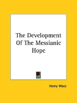 portada the development of the messianic hope