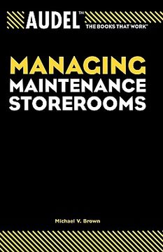 portada audel managing maintenance storerooms (in English)