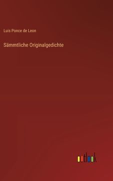 portada Sämmtliche Originalgedichte (en Alemán)