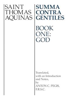 portada Summa Contra Gentiles: Book One: God (v. 1) (en Inglés)