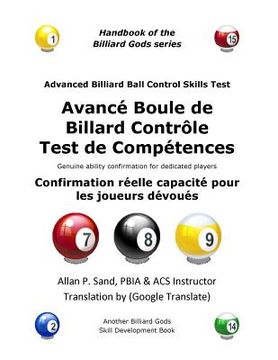 portada Avance Boule de Billard Controle Test de Competences: Confirmation réelle capacité pour les joueurs dévoués (in French)