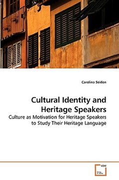 portada cultural identity and heritage speakers (en Inglés)