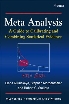 portada Meta Analysis: A Guide to Calibrating and Combining Statistical Evidence (Wiley Series in Probability and Statistics) (en Inglés)