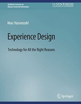 portada Experience Design: Technology for All the Right Reasons (en Inglés)