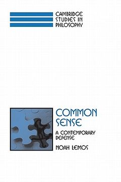 portada Common Sense: A Contemporary Defense (Cambridge Studies in Philosophy) (en Inglés)