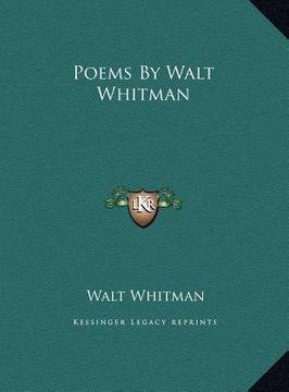 portada poems by walt whitman (in English)