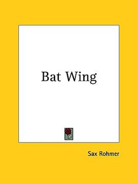 portada bat wing (en Inglés)