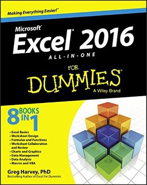 portada Excel 2016 All-in-one For Dummies (en Inglés)