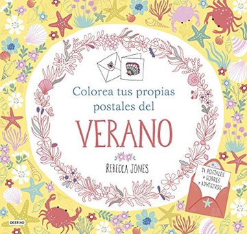 portada Colorea tus Propias Postales del Verano (Libros de Entretenimiento) (in Spanish)