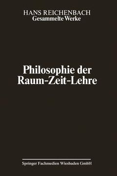 portada Philosophie Der Raum-Zeit-Lehre