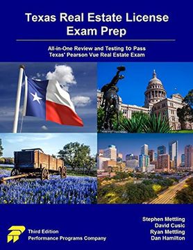 portada Texas Real Estate License Exam Prep: All-In-One Review and Testing to Pass Texas' Pearson vue Real Estate Exam (en Inglés)