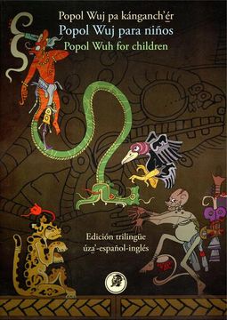 portada Don Quijote. Popol wuj Para los Niños (Edición Trilingüe)