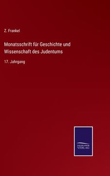 portada Monatsschrift für Geschichte und Wissenschaft des Judentums (in German)