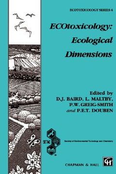 portada ecotoxicology: ecological dimensions