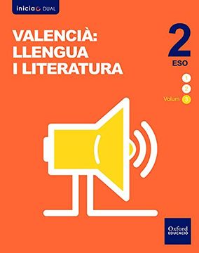portada Inicia Valencià: Llengua i Literatura 1r Eso. Llibre del Alumne. Volumen 3 (Inicia Dual)