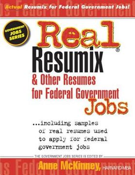 portada Real Resumix & Other Resumes for Federal Government Jobs (en Inglés)
