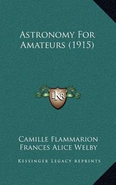 portada astronomy for amateurs (1915)