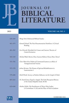 portada Journal of Biblical Literature 140.3 (2021)