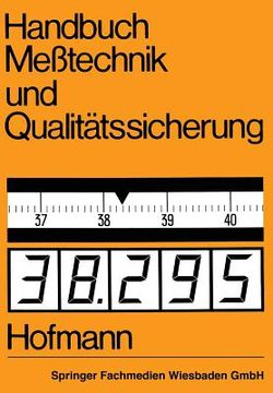 portada Handbuch Meßtechnik Und Qualitätssicherung (in German)