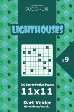 portada Sudoku Lighthouses - 200 Easy to Medium Puzzles 11x11 (Volume 9)