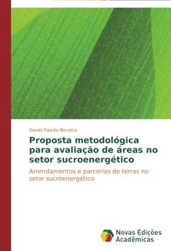 portada Proposta Metodologica Para Avaliacao de Areas No Setor Sucroenergetico