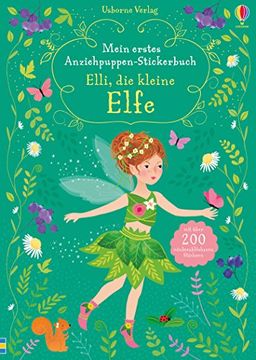 portada Mein Erstes Anziehpuppen-Stickerbuch: Elli, die Kleine Elfe (in German)