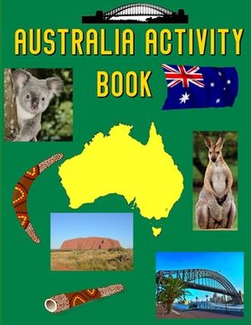 portada Australia Activity Book: Coloring Pages and Wordsearch