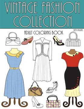 portada Vintage Fashion Collection: An Adult Coloring Room