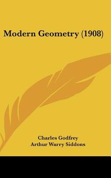 portada modern geometry (1908) (en Inglés)