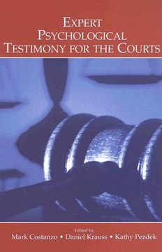 portada expert psychological testimony for the courts (en Inglés)