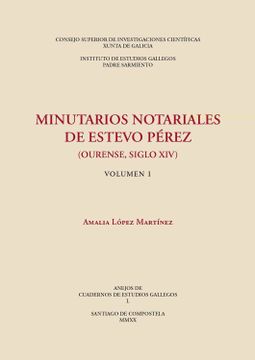 portada Minutarios Notariales de Estevo Pérez (in Spanish)