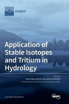 portada Application of Stable Isotopes and Tritium in Hydrology (en Inglés)