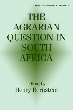 portada the agrarian question in south africa (in English)