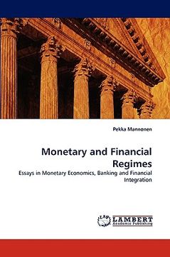 portada monetary and financial regimes (en Inglés)