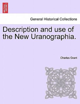 portada description and use of the new uranographia. (en Inglés)