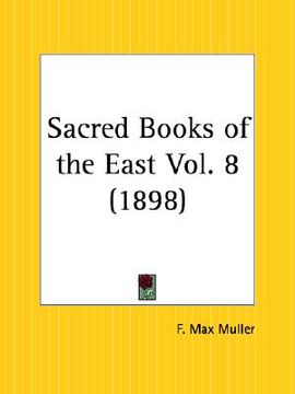portada sacred books of the east part 8 (en Inglés)