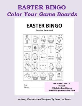 portada Easter Bingo: Color Your Game Boards (en Inglés)