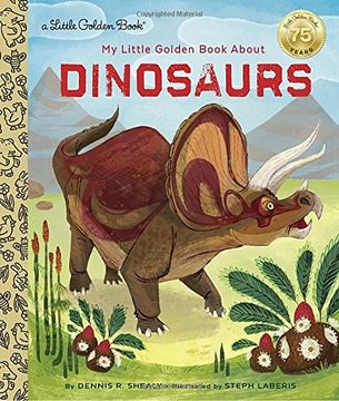 portada My Little Golden Book About Dinosaurs (en Inglés)