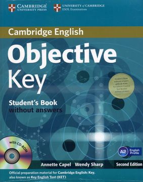 portada Objective key 2nd for Schools Pack Without Answers (Student's Book With Cd-Rom and Practice Test Booklet) (in English)