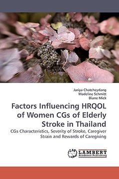portada factors influencing hrqol of women cgs of elderly stroke in thailand (en Inglés)