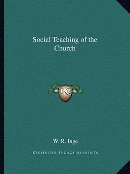 portada social teaching of the church