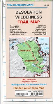 portada Desolation Wilderness Trail Map: Waterproof, tearproof (Tom Harrison Maps)