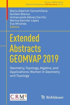 portada Extended Abstracts Geomvap 2019: Geometry, Topology, Algebra, and Applications; Women in Geometry and Topology