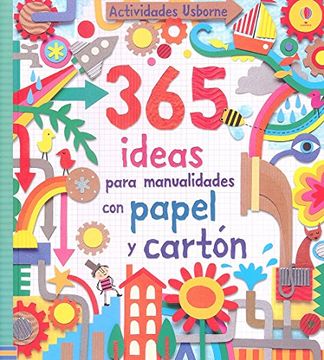portada 365 Ideas Para Manualidades con Papel y Cartón