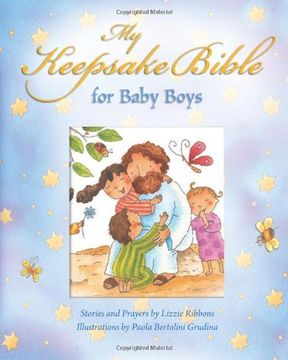 portada my baby keepsake bible for baby boys (en Inglés)
