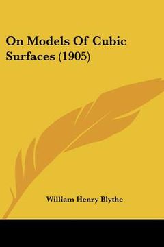 portada on models of cubic surfaces (1905)