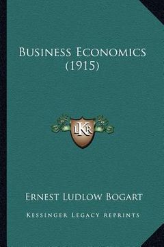 portada business economics (1915) (en Inglés)
