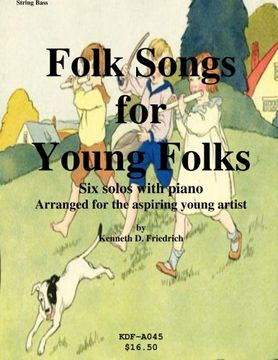 portada Folk Songs for Young Folks - string bass and piano