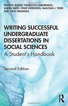 portada Writing Successful Undergraduate Dissertations in Social Sciences: A Student’S Handbook (en Inglés)